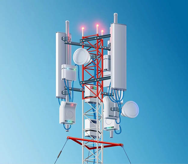 radiazione di trasmissione mobile della torre cellulare